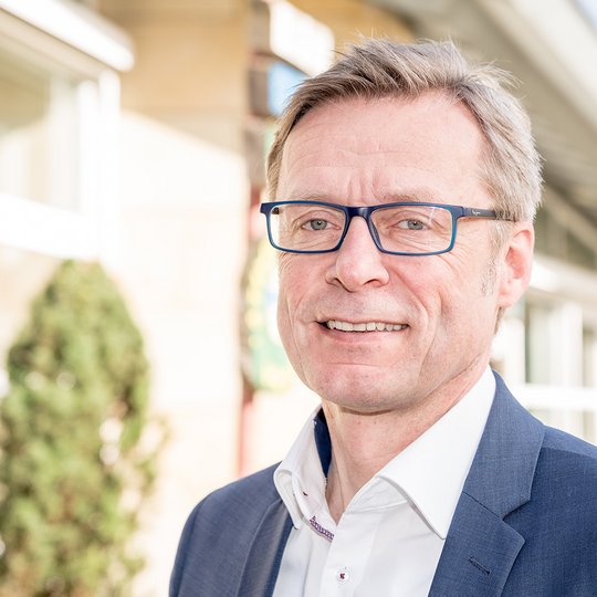 Wallenhorsts Bürgermeister Otto Steinkamp ist zu Gast beim 60plus-Frühstück im Dezember. Foto: Thomas Remme / Gemeinde Wallenhorst