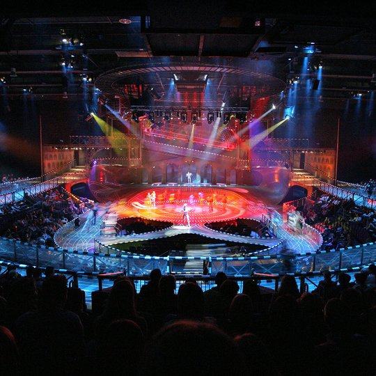 Blick ins Starlight-Express-Theater Bochum. Foto: Jens Hauer / Starlight Express