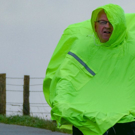 Gelegentlich frischt der Wind etwas auf. Sturm ist im Norden aber erst, wenn die Schafe keine Locken mehr haben.