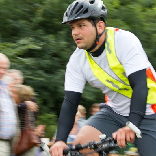 Es folgten 40 Kilometer auf dem Rad.